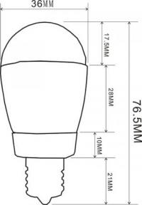 LED電球 E17 ミニクリプトン 3W 340LM 昼光色/電球色選択 SL-E17-3Z-X