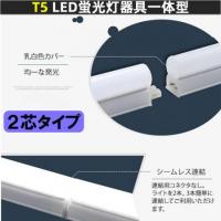 器具一体型 LED蛍光灯 T5 スリム 20W形 60cm 昼白色 T5-60it-2P