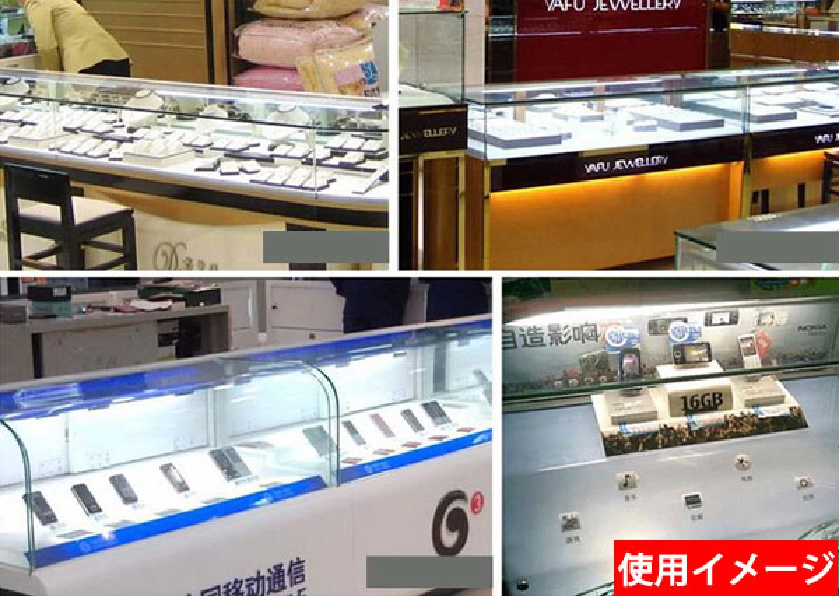LEDテープライト 5M 発光色選択 白ベース 電源付き 3528W-5M-X-2A