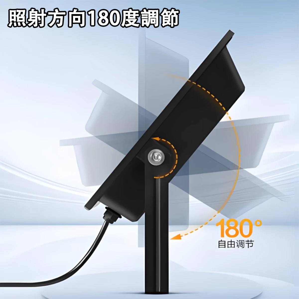 ソーラーLEDライト 分離式 投光器 昼光色 リモコン ガーデンライト 防水 配線不要 電気代ゼロ 防犯灯 庭園 看板照明 YY-X
