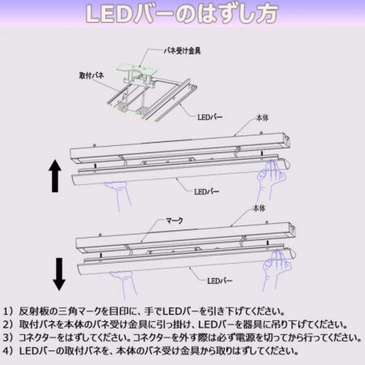 LEDベースライト トラフ形 8000lm 125cm 40W型2灯式相当 BL-Z50
