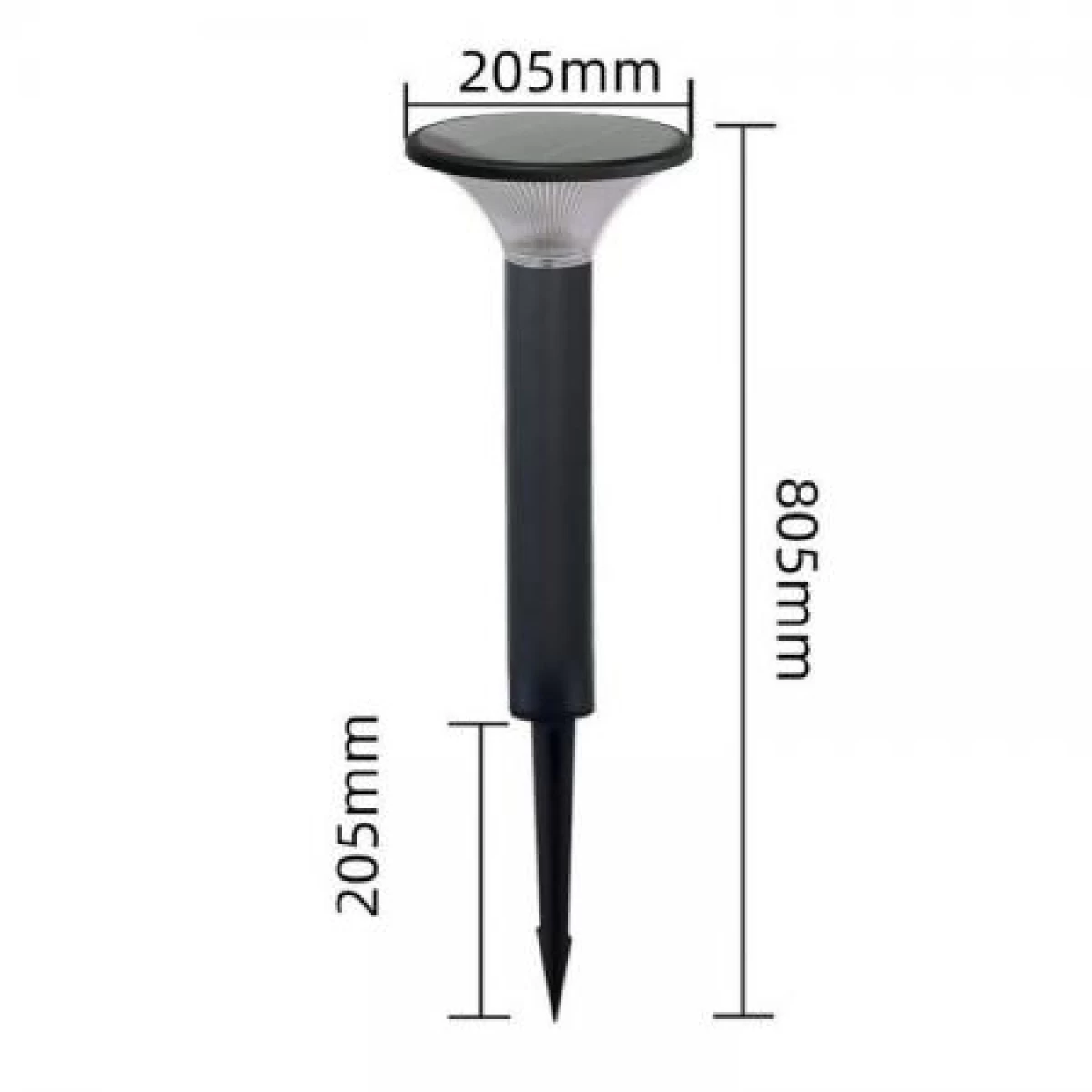 LED ソーラーポールライト 庭園灯 3色調色 街灯 外灯 SG2-H570